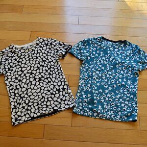 Lot of 2 Silk Blend Sweater Top XS / XXS or Big Girl